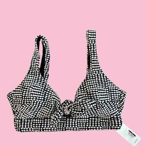 Aerie bikini top with knot in front